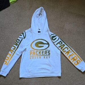 Green Bay Packers White Hoodie